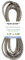 Courroie du carter de coupe en Kevlar 1/2 x 140 Remplacer pour Toro110-6892, ToroTimeCutter Z5000, Z5020, Z5030, Z5035, Z5040 et Z5060 avec plateau de 50 