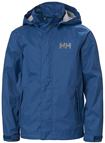Junior Unisex Helly Hansen Jr Loke Jacket, Fiordo Profundo, 12