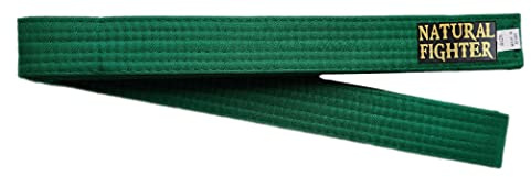 mmasport Cinturón Karate Judo Aikido Taekwondo Belt para artes marciales de algodón básico (verde, 280.00)