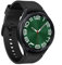 Samsung Galaxy Watch6 Classic - 47 mm - smartwatch con cinturino - ecopelle ibrida - nero - misura cinturino: M/L - display 3,73 cm (1,5)