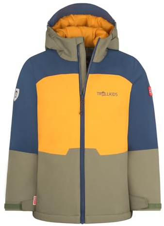 Trollkids Kids Hardanger Jacket 116, golden Yellow