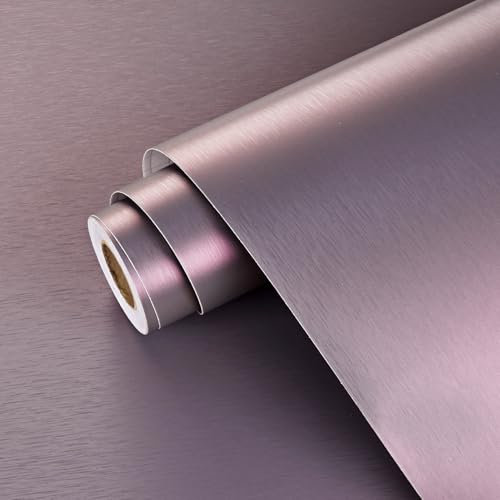 Yullpaper Papier Peint Style Métallique Violet Revêtement Plan De Travail Adhésif Papier Peint Adhesif Mural Cuisine Lavable Rouleau Adhesif Decoratif Pour Meuble Film Autocollant Meuble 40cm x 300cm