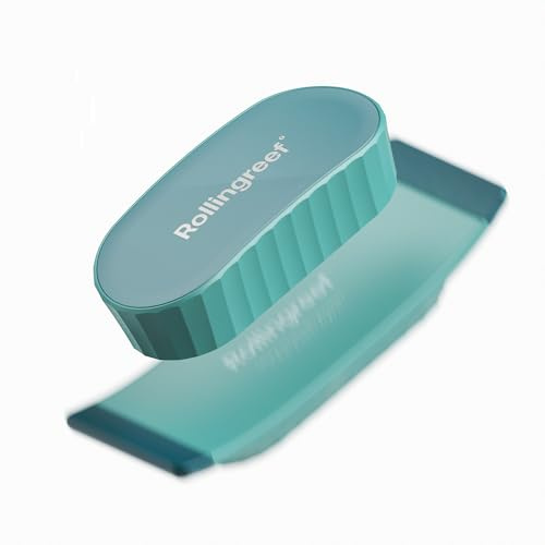 Rollingreef Aimant Aquarium Nettoyage, Aimant Brosse pour Aquarium, Lame en Caoutchouc Exclusive, Aquarium Verre de Grattoir Nettoyage (M)
