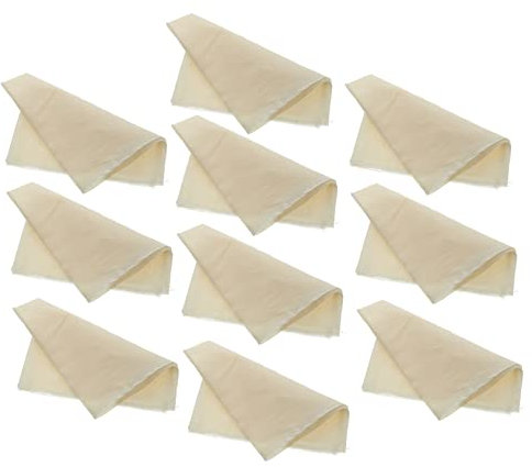 Cabilock 10piezas Colador De Tela De Algodón Gasa Filtrante Para Tofu Estopilla Reutilizable Para Cocinar Colador De Malla Para Alimentos Para Filtrar Lactosa La Elaboración De Tofu