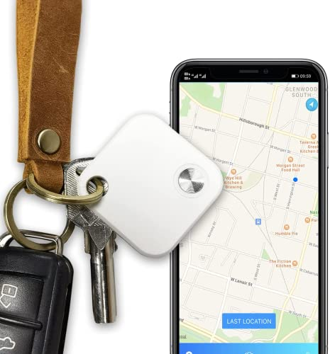 TKMARS Localisateur de Clés Bluetooth Tracker Anti-Perte Traceur Sonore Key Finder Localisateur d’Objets pour Clés Chiens Chats APP Compatible avec Android et iOS (1 pièce)