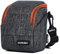 DOMISO Wasserdicht Kameratasche Groß Universal Schultertasche Stoßfest Kompakte Fototasche Camera Case für Digitalkamera Kompaktkamera Bridgekamera,Dunkelgrau