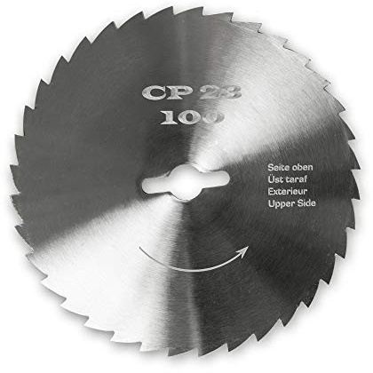 Canpolat GASTRONICS Kreismesser für Tandir - 100 mm, gezahnt - Dönermesser aus Edelstahl in Premium Qualität