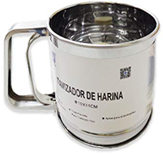 Happyfriends - Tamizador Harina Inoxidable 10x11 cm