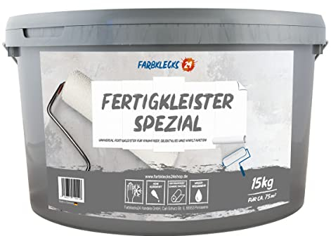 Farbklecks24 Fertigkleister 15kg, lösemittelfreier Spezialkleister