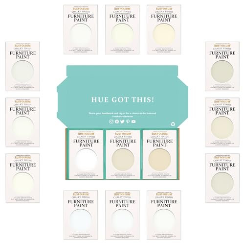Rust-Oleum Furniture Paint in Chalky Finish – Elegant Whites Tester Box