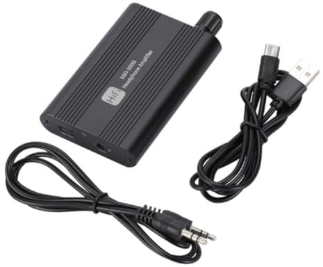 Ziiphon Amplificador Auriculares Clase A Amplificador Audio HiFi 3,5 mm Amplificador Auriculares Amplificador Audio 160-300 Ohmios para Altavoz Reproductor MP3 Teléfono