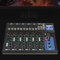 7-channel USB Professional Audio Mixer Sound Board Console Desk System Interface Bluetooth Dj Live Studio Mixing Amplifi Bands Boards for home KTV campus activities bars music dining bars etc