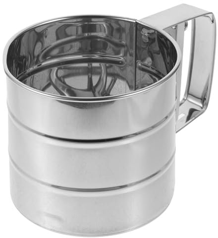 BESTOYARDe Polvo para Hornear y Azúcar Tamizador Manual Filtro De Cocina Resistente y Práctico