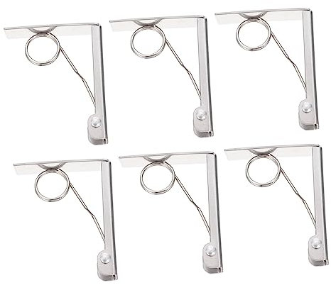 Mikikit 6 Piezas Pinzas para Manteles Pinzas Portátiles Prácticas para Manteles De Camping Artículos para Camping