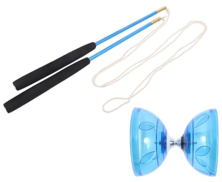 NONDK Tre-Lager Dubbelhuvud Diabolo Fitnessleksak Utomhus Lek Diabolo Yo-Yo Leksak Diabolo Äldre Barns Leksaker