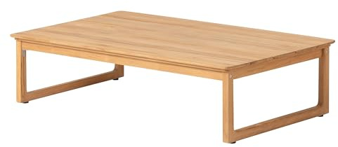 Dehner Loungetisch Port-au-Prince, 152 x 38 x 84 cm B/H/T, FSC®-zertifiziertes Teakholz, braun