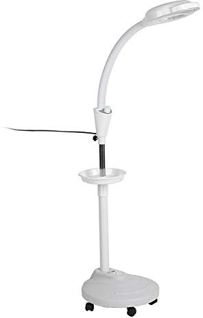 Pongnas Lampe de tatouage, LED, lumière froide, 8 lampes d'éclairage réglables, pour extensions de cils, sourcils, lèvres, tatouage, nail art