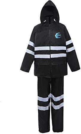 YJS Flycam Regenanzug Schneeanzug Wasserdichte Winddicht Schneeanzug Regenmantel Motorrad Motocross Outdoor-Sportarten Reflektierende Regenjacke Über Anzugjacke und Regenhose Sets (XL)