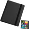 Album fotografico tascabile Huybaa per Fujifilm Instax mini, per foto da 3 pollici (2,7 * 3,7), adatto per fotocamere istantanee Instax mini 7+/7S/8/9/11/12/25/40/70/90 Polaroid Go, 160 foto (Nero)