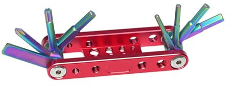 MALSSE Set di chiavi a brugola pieghevoli con angoli regolabili, per la gestione delle riparazioni e la conservazione delle viti, adatto per la casa