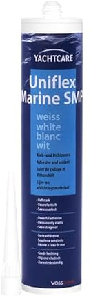 Yachtcare Uniflex Marine 290ml weiß | Dauerelastische Kleb- und Dichtmasse für Boot, Caravan und Wohnwagen