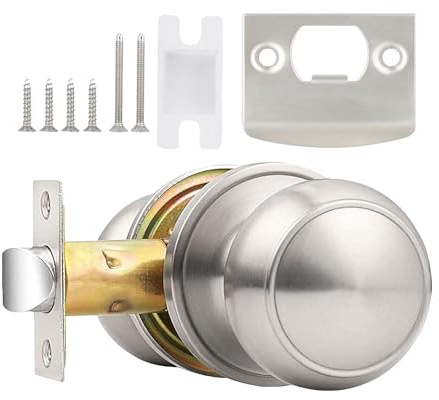 Niesel Türschloss, Türgriff für den Außenbereich | ohne Schlüssel für Haus Wohnung Schlafzimmer Sicherheit Innen Außen