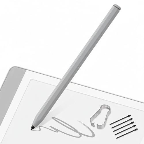 Penna Kompatibel Remarkable 2, Handflateavvisning, EMR Pen för Kindle Scibe | Digital Suddgummi, 4096 Trycknivåer, Lutningskänslig, Magnetisk Adsorption, 5 Reservspetsar