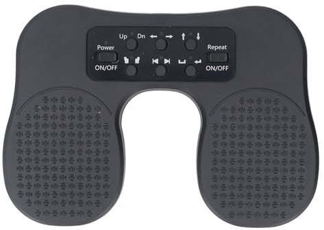 SENECESLI Music Page Turner Silent Sensitive Foot Pedal for Tablets Phones Piano Keyboards, with WiFi BT USB C Connection for IOS Android Win, ABS Material