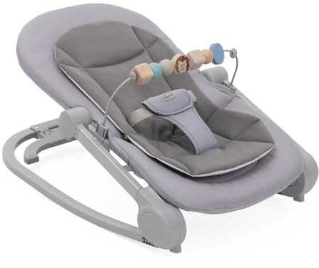 Chicco Wippe Magia 2-in-1: Babywippe und erster Sitz bis 18 kg, Spielbügel mit Holzelementen, Mini-Sitzverkleinerer inklusive, Schaukel- oder feste Position und verstellbare Rückenlehne