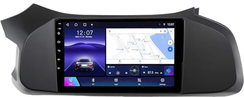Autorradio Android 15 de 9 Doble DIN para Chevrolet Onix 2012-2019, con CarPlay, cámara Trasera, Controles en el Volante, Bluetooth, GPS, Radio FM, WiFi (A, A2 2G+32G)