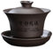 YTDJJWLS Cuencos de cobertura de 150 ml, juegos de té Kung Fu, cuencos de té para el hogar, cuencos de arcilla morada, para hacer té