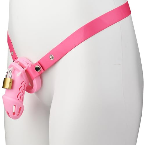 PIAOAO Jaula de entrenamiento de resina para hombre Correa elástica Anti-Shedding A75-95, Rosa, lungo