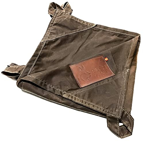 Bushcraft Spain - Zeltplane aus Gewachster Baumwolle - Nessmuk - Braun - Ideal für Zelte - Bietet Hohe Wasserbeständigkeit - Mit Widerstandsfähigen Schlaufen - Made in Spain