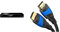 Panasonic DP-UB420EGK Lettore Blu-Ray Ultra HD 4K PRO HDR, Processore HCX, HDR10+, HLG, Upscaling 4K, Twin HDMI, Nero & KabelDirekt 2m Cavo HDMI 4K, compatibile con HDMI 2.0a/b, 2.0, 1.4a, 4K Ultra HD