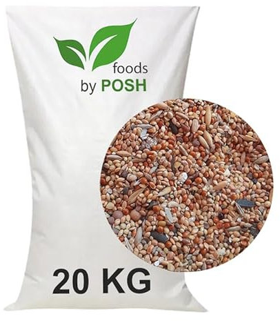 20 kg de nourriture pour oiseaux SUPER Prix Mélange de nourriture pour oiseaux pour 4 saisons TOP (20 kg)