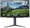 LG UltraGear 27GS85Q Monitor Gaming 27 Nano IPS QHD (2560x1440), 200Hz (O/C), 1ms (GtG), G-Sync Compatible, AMD FreeSync, HDR 400, HDMI 2.0 (HDCP 2.2), DisplayPort 1.4, AUX, Flicker Safe, Nero
