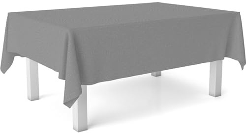 ECOMMERC3 | Vaxduk storlek 200 x 140 x 140 fläckavvisande - oljeduk grå färg 100% tillverkad i Spanien överför inte vätskor | Robust, slätt tyg – fläckavvisande – inomhus och utomhus – lätt att rengöra i vardagen – kvalitet från Spanien