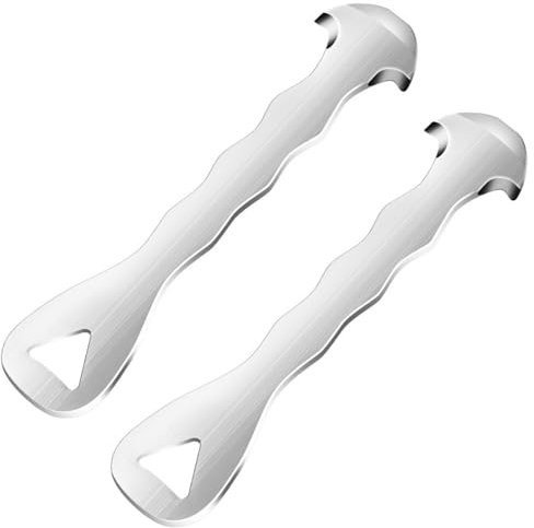 1/2 Pezzi Strumento per Sbucciare Pompelmo, Sbucciatore di Pompelmo in Acciaio Inossidabile 304, Pelapatate Arance per Limone Arancia Melograno e Pompelmo, Frutta