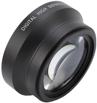 Jiawu 67 Mm 0,43X Vidvinkelobjektiv med Makro, 2 i 1 Extra Linsfäste för Kameran, Förbättra Din Fotograferingskreativitet
