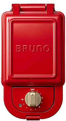 BRUNO Hot Sand Maker Single (Red) BOE043-RD【Japan Domestic genuine products】