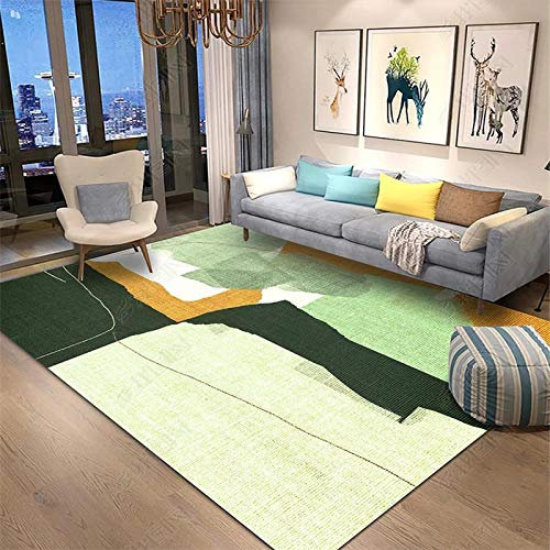djjnp Semplice Tappeto Moderno Lavabile Area per Bambini Tappeto Gioca Tappetino da Gioco Non Tossico Cotone Antiscivolo Educazione Precoce Coperta Strisciante Cameretta per Bambini -160X230Cm_rug