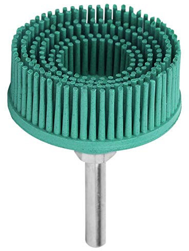 Disco abrasivo per spazzola in setola - Lucidatura a pennello 2 pollici - Rimozione ruggine(verde) e pulizia profonda