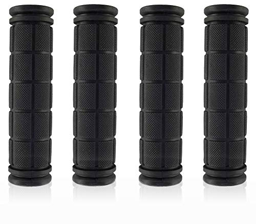 Winlauyet Lot de 2 paires de poignées de guidon de vélo en caoutchouc antidérapant en forme de champignon pour BMX/MTB/garçons et filles (2 paires)