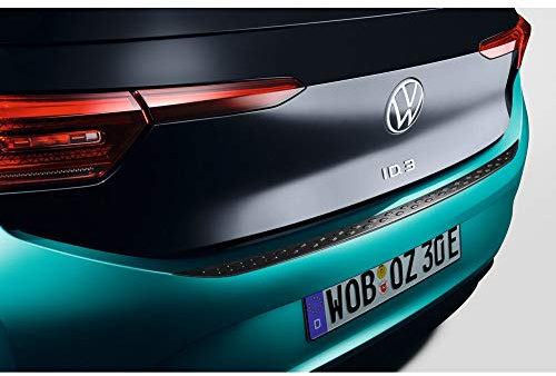 Volkswagen 10A061195A Ladekantenschutz Stoßfänger Schutzleiste, schwarz, gebürstete Optik