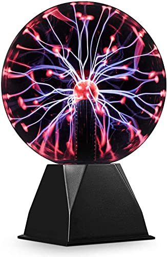 Bola de plasma mágica, lámpara de bola de plasma, bola de luz electrostática sensible al tacto, luces nocturnas para dormitorio, decoración de casa, luces de ambiente, regalos para niños novia-15 cm