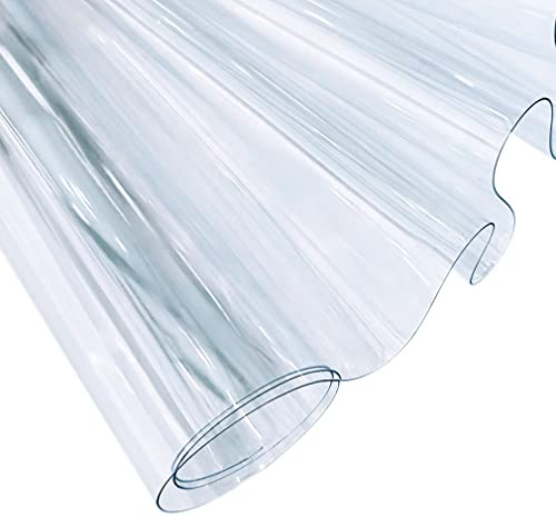 Rouleau de film en PVC transparent imperméable pour la fabrication de nœuds et nœuds - 30 x 135 cm - 0,4 mm - Couleur unie fluo