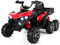 GOPLUS Voiture Electrique Enfants 12V avec 6 Roues 3-6 km/h, Quad Electrique Enfants à Batterie 3-8 Ans Lumières LED, Musique Charge 30KG (Rouge)