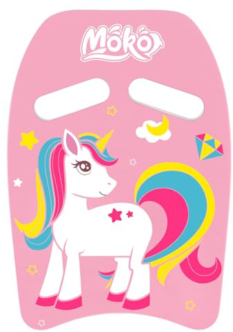 MoKo Galleggianti per Bambini, Kickboard da Nuoto, Tavoletta per Nuoto, in Stile di Cartoni Animati, Piscina Accessori, Unicorno Rosa