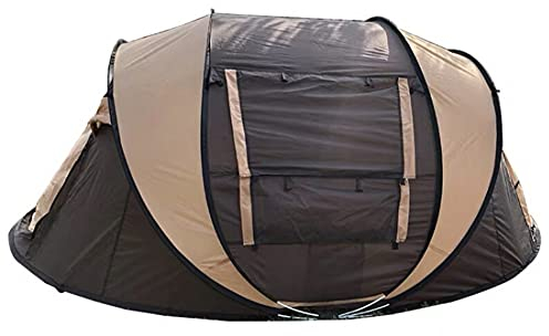 RajoNN Automatisches Pop-Up-Zelt, tragbares Familien-Kuppelzelt, wasserdichter Schutz, einfacher Aufbau, Zelt für 5–6 Personen, Wandern, Outdoor-Festivals, Rucksackreisen, Überlebensreisen