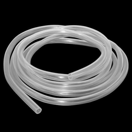 iMeistek 2 m PVC genomskinligt slangrör, 8 mm ID x 11 mm OD plast flexibelt PVC-vinylrörsrör för vatten och luftslangar